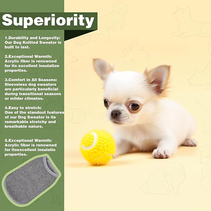Cozy and Functional Dog Shirts for Small Puppies: Stretchable White Attire with Easy-On Design, Ideal for Chihuahuas and Yorkies - Enhance Comfort and Playfulness on Chill Days Medium