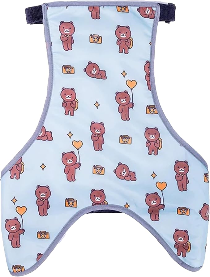 Waterproof Belly Shield for Corgis & Dachshunds – Adjustable underbelly Protector. Male/Female Designs. Stays Dry in rain, mud & Grass. Ideal for Sensitive Skin (Blue - Male, S)