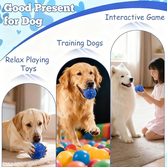 Smart Interactive Dog Toy, Automatic Moving Bouncing and Stimulation Interactive Dog Ball, Pet-Safe E-TPU Material, IP54 Waterproof Rating, Anti Boredom Dog Toys to Keep Them Busy,Orange