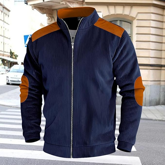 Men's Jacket for Winter Autumn Outdoor Windproof Coat Casual Fashion Zip Up Jacket