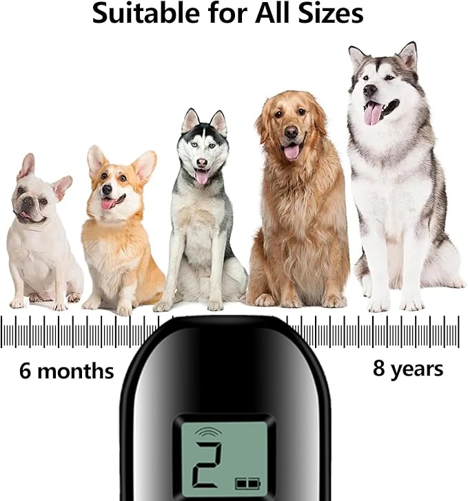 Anti Barking Device,3 in 1 Rechargeable Dog Barking Control Devices,Ultrasonic, LCD Screen Display Dog Bark Deterrent Safe for Human & Dogs up to 16.4 Ft Range Indoor & Outdoor(Black)