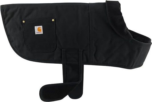 Carhartt Firm Duck Insulated Dog Chore Coat, Durable Weather Resistant Jacket for Cold and Windy Conditions, PFAS Free (Black), X-Large