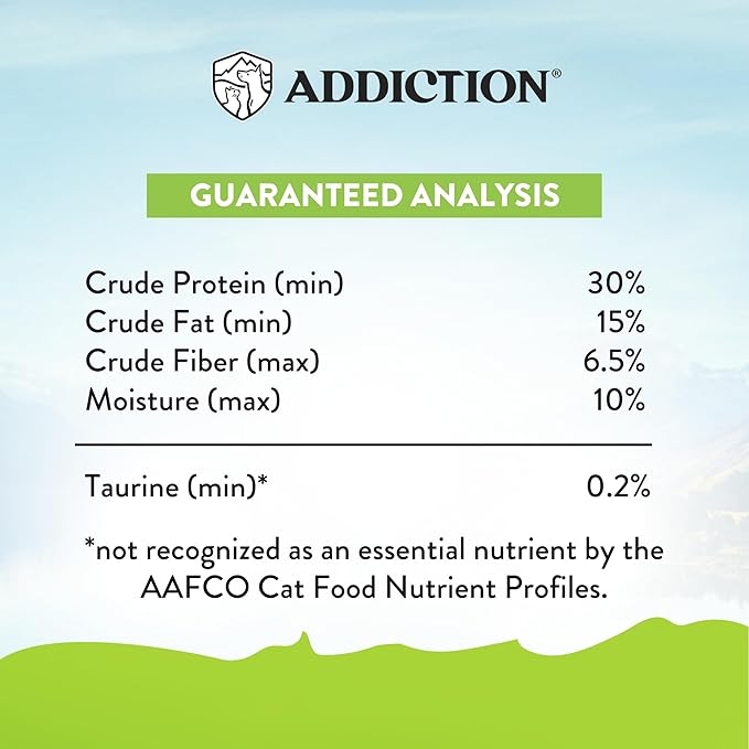 Addiction Viva La Venison Grain-Free Dry Cat Food - with Premium Venison to Support Muscle Development & Maintenance - High-Protein Recipe with Chicken & Low Carb - Made in New Zealand - 4lbs (2-pk)