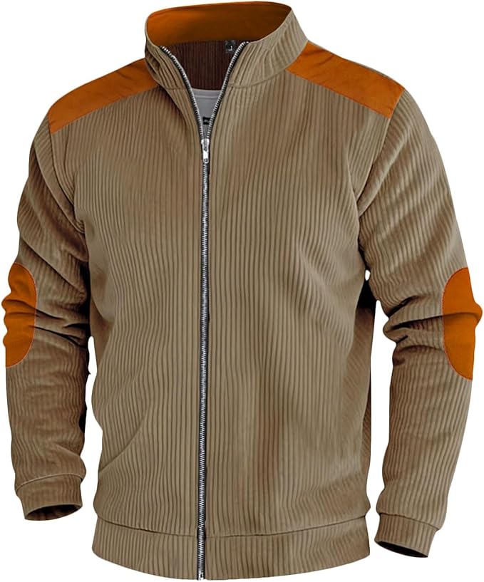 Men's Jacket for Winter Autumn Outdoor Windproof Coat Casual Fashion Zip Up Jacket