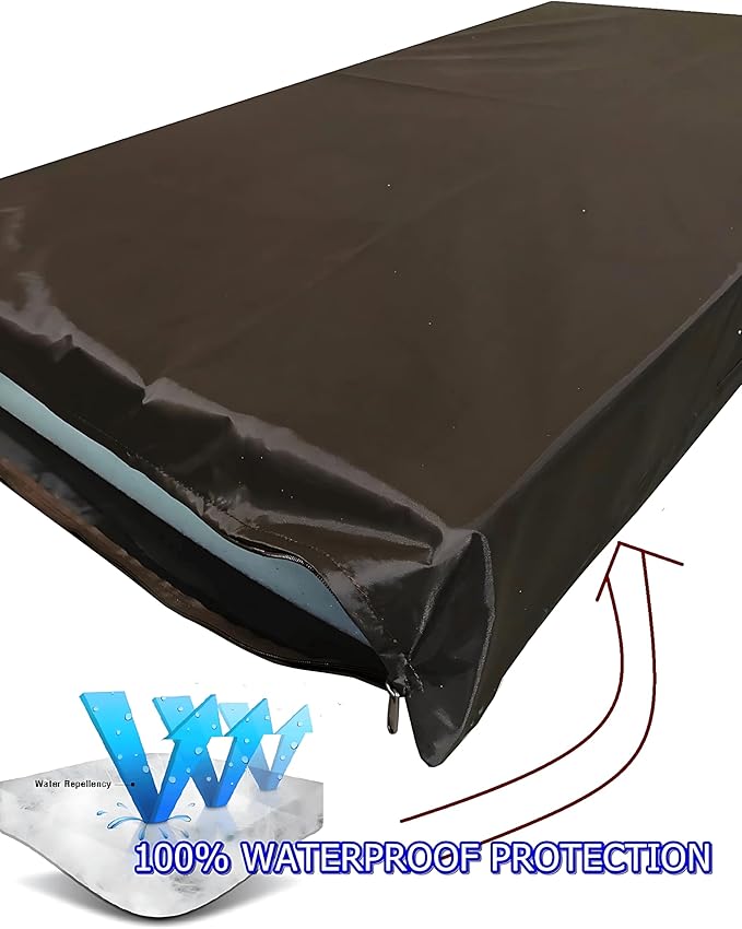 Dogbed4less Orthopedic Gel Infused Memory Foam Dog Bed, Waterproof Liner with Durable Canvas Cover + Bonus Microsude Antislip Duvet, 37X27X4 Inches