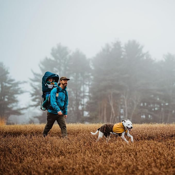 Ruffwear, Sun Shower Dog Raincoat, All-Weather Jacket, Waterproof, Windproof & Lightweight, Earth Brown, X-Large