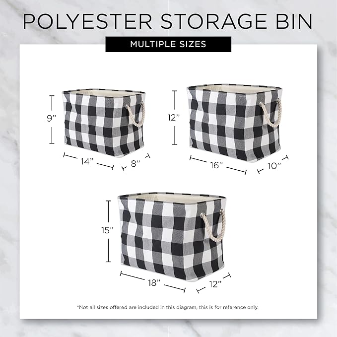 Bone Dry Pet Storage Collection Paw and Bone Print, Small Rectangle, 14x8x9", Nautical Blue