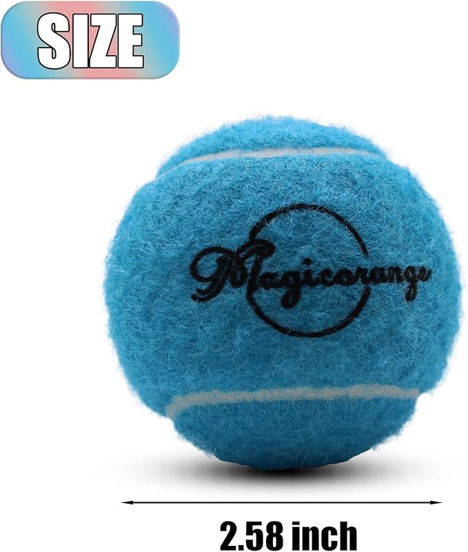 Magicorange Tennis Balls, 60 Pack Advanced Training Tennis Balls Practice Ball, Pet Dog Playing Balls,Good for Beginner Training Ball