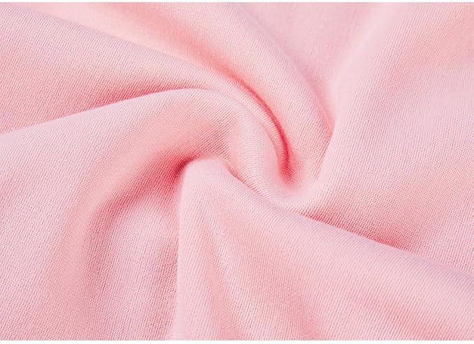 GreenJoy Classic Fleece Dog Sweater – Soft & Warm Stretchy Sweatshirt for Small Dogs & Cats, Cold-Weather Pullover for Everyday Wear (Light Pink, Medium)