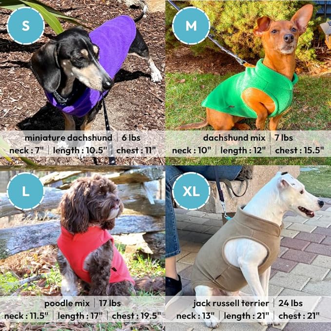 Gooby - Fleece Vest, Small Dog Pullover Fleece Jacket with Leash Ring, Pumpkin, X-Small
