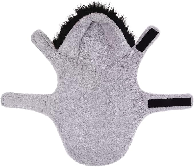 HDE Dog Puffer Jacket Fleece Lined Warm Dog Parka Winter Coat with Harness Hole Buffalo Plaid - XXL