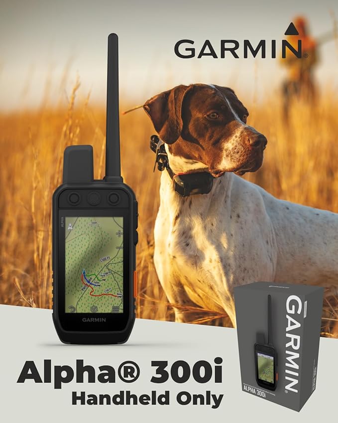Wearable4U - Garmin Alpha 300i Advanced Dog Tracking and Training Handheld with inReach Technology with E-Bank Bundle