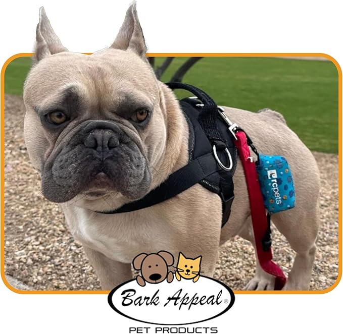 Bark Appeal Pink Camo No-Pull Dog Harness for Large to Extra Large Sized Pets – Adjustable, Reflective Vest with 3 Leash Clips for Added Control, Easy Walks & Training – XL