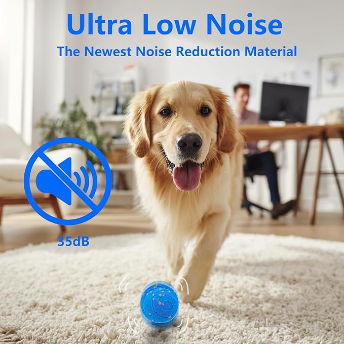 Interactive Dog Ball Replacement Shell (Blue)