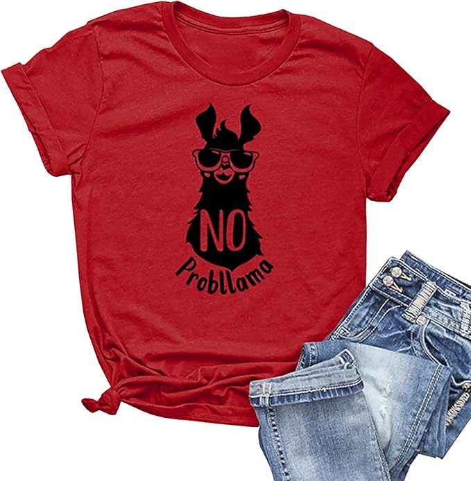 NIUBIA Women's T Shirts Summer Tops Simple Heart Graphic Shirts Sayings Short Sleeve Vacation Casual Blouse Thankful Tee