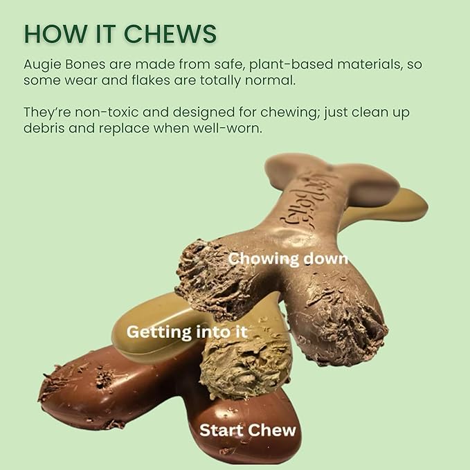 Non-Toxic Dog Toys - Sustainable Bacon Flavored Dog Chew Toys for Aggressive Chewers - Plant-Based Bioplastic Pet Toys - Made in The USA (Mega)