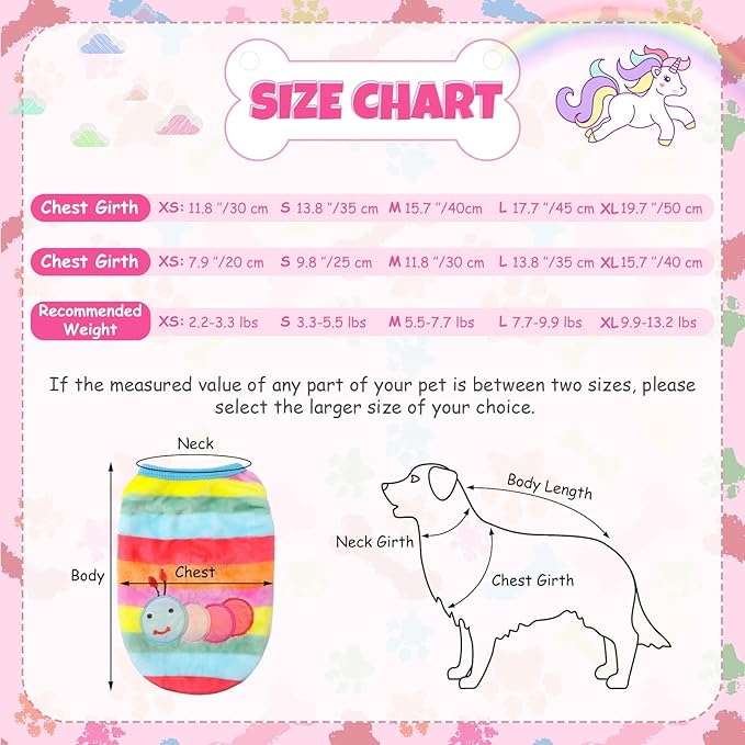 6 Pcs Puppy Clothes for Christmas Winter Warm Cute Pet Sweaters Flannel Dog Vest Paw Print Cat Clothes for Chihuahua Dachshunds Male Female Puppy(Animal Pattern,XS(Body Length:7.9” Chest:11.8”))