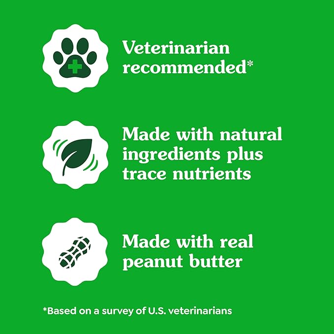 Greenies Pill Pockets for Dogs Large Size, Soft Dog Treats, with Real Peanut Butter, 15.8 oz. Pouch (60 Treats)