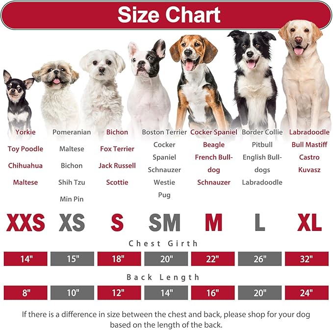 SCENEREAL Dog Pajamas for Small Medium Large Dogs Boys Girls - Soft Pet Sweater Clothes Warm Puppy Onesie Outfits for Doggie Winter Christmas - Dog Jammies Pjs