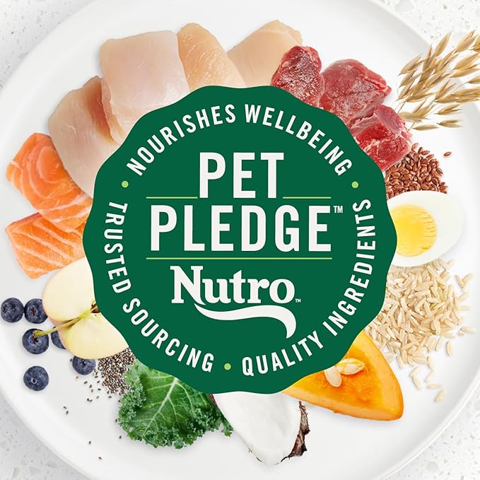 Nutro Ultra High Protein Dry Puppy Food, Trio of Proteins from Chicken, Lamb and Salmon, 12 lb Bag