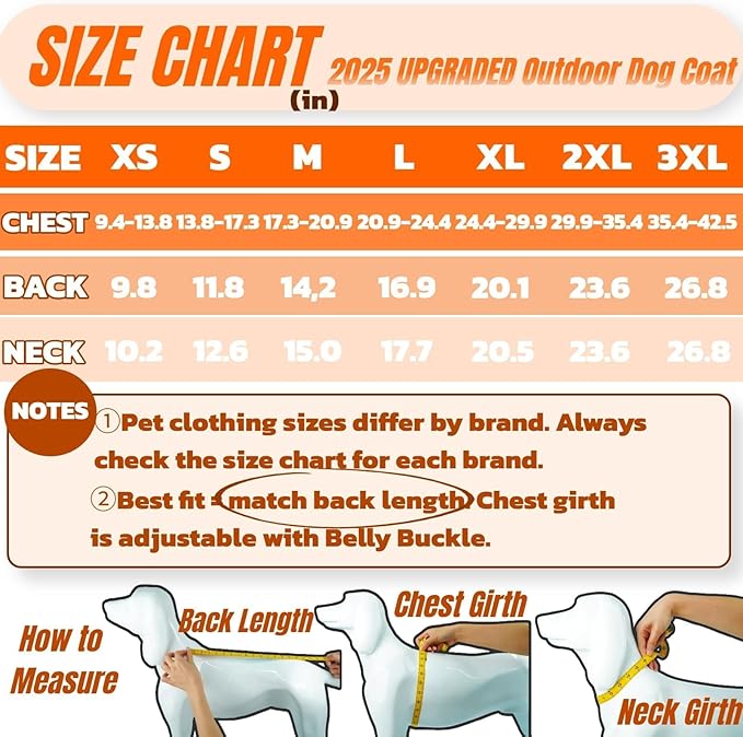 Insulated Dog Winter Jacket with 2 Layer Warmth, Hard Shell Pet Coat with Full-Body Reflective Strip, Waterproof & Thick Coats for Large Dogs with Leash Portal, Durable 3D Belly Cut Clothes(Wine, L)