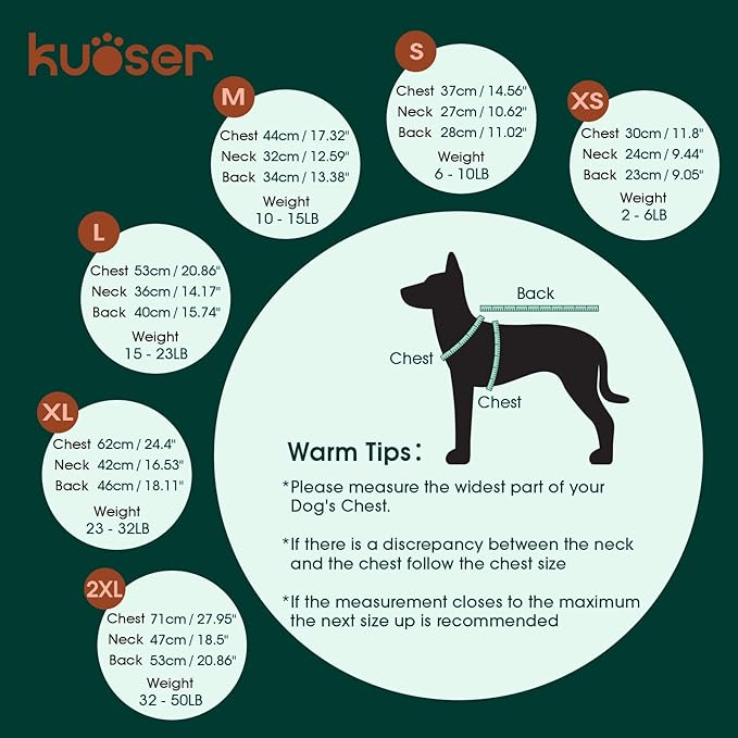 Kuoser Dog Sweater, Holiday Christmas Snowflake Pet Warm Knitwear Dog Sweaters Soft Puppy Clothing, Doggie Turtleneck Cold Weather Outfit Pullover for Small Medium Large Dogs Cats, Green XL