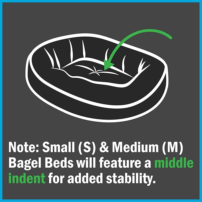 Majestic Pet 24 Inch Suede Calming Dog Bed Washable 24x19x7 (Inch) – Cozy Soft Round Donut Dog Bed with Spine Support for Dogs to Rest Their Head - Pet Bed Small – Black (2025)