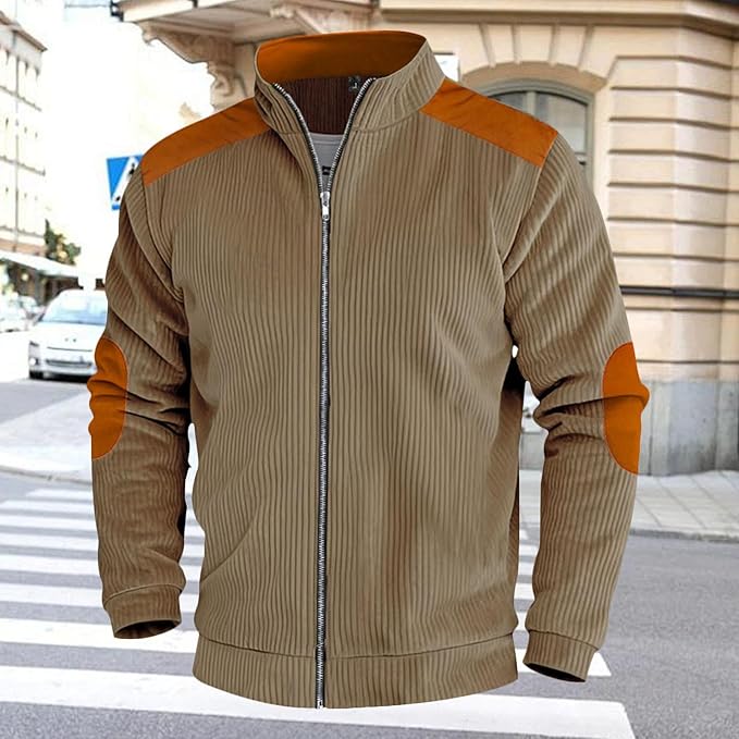 Men's Jacket for Winter Autumn Outdoor Windproof Coat Casual Fashion Zip Up Jacket