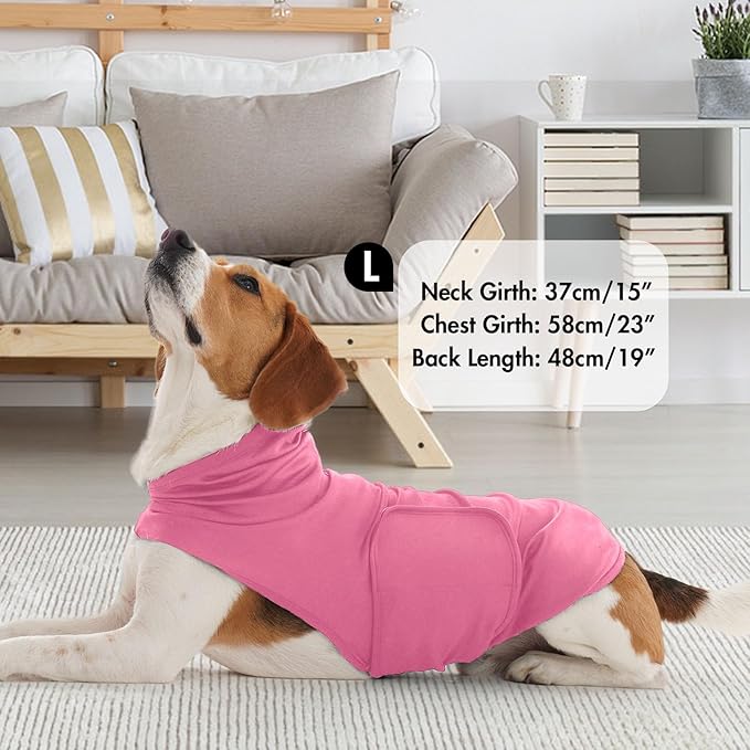 Small Anxiety Shirt for Dogs,Breathable Anxiety Jacket for Strangers,Storm,Travel,Bichon Calming Vest Wraps,Breathable for All-Seasons,Machine Washable(Rose)