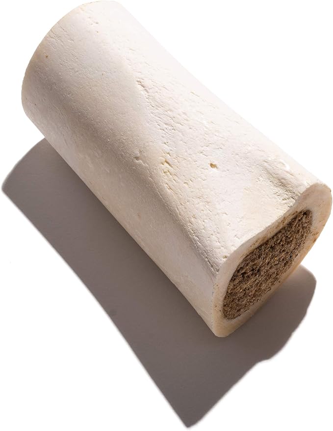 Jack&Pup 3-4" Filled Dog Bones for Small and Large Dogs, Flavored Dog Bone Long Lasting, Stuffed Shin Bones for Dogs, High Protein, Bully Stick Flavor - 1 Pack