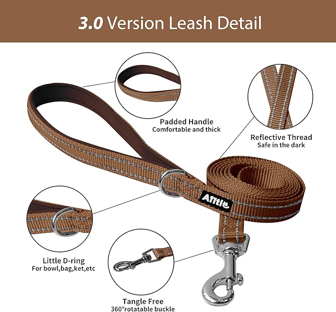 AIITLE Step in Dog Harness and Leash Set - Summer No Pull Escape Proof Vest Harnesses with Soft Mesh and Reflective Bands, Adjustable Pet Outdoor Harnesses for Small and Medium Dogs Beige M