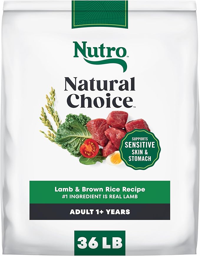 Nutro Natural Choice Lamb & Brown Rice Adult Dry Dog Food Recipe, 36 lb. Bag