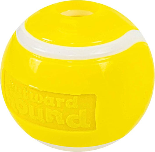 Outward Hound by Planet Dog Sport Ballz Tennis Ball Treat-Dispensing Fetch Ball Dog Toy