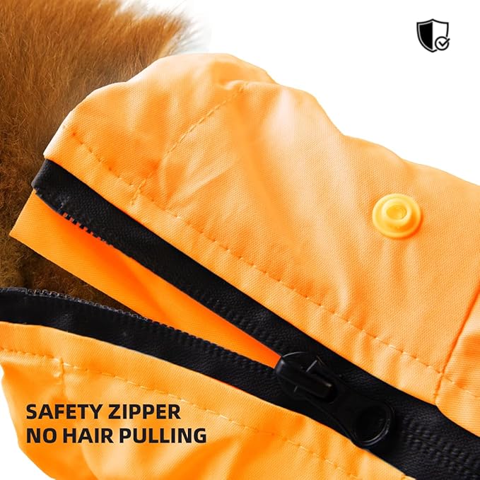 Waterproof Dog Raincoat with Windproof Design Adjustable Fit for Small Medium Large Dogs, Puppies Includes Anti-Slip Dog Shoes for Hardwood Floors and Water Protection, Light-Weight (XL)