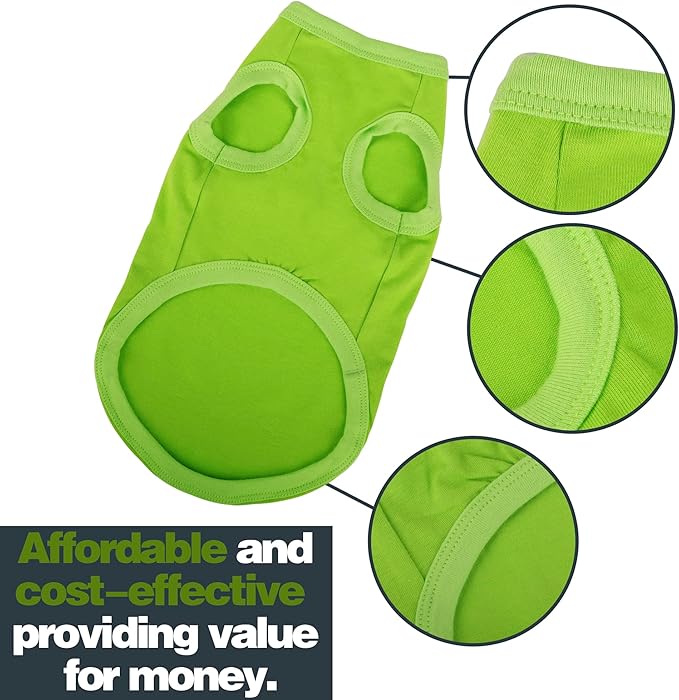 Elevate Your Dog's Fashion Quotient with Colorful and Breathable Sleeveless Cotton Shirts! Perfect Pet Apparel for Small to Medium Dogs Blue L