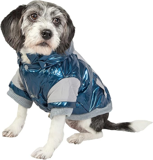 Pet Life Sporty Vintage Aspen Ski Winter Dog Coat with snap-Off Removable Hood - Dog Jacket Features 3M Thinsulate Insulation Warming Technology - Dog Clothes fits Small, Medium and Large Dogs