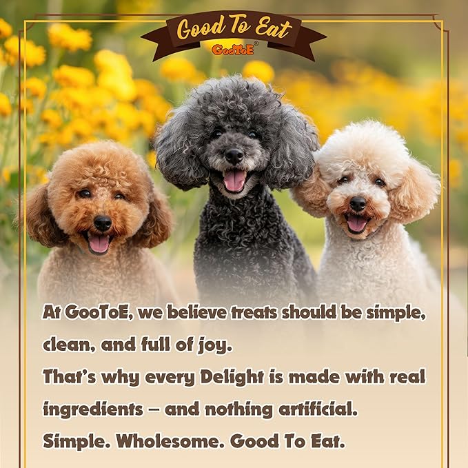 Gootoe Turkey Tendons for Dogs –All-Natural, Hypoallergenic Dog Treats, Rawhide Alternative, Long Lasting Puppy Chews, Healthy Dog Treats for Medium Breeds, Sliced (M), 16 oz Pack (1 lb)