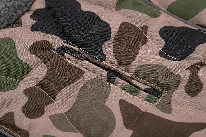 King Buck After-Hunt Quilted Sherpa Jacket, Camo, L/XL
