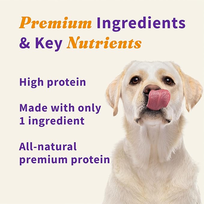 Halo Freeze Dried Raw Dog Treats, 100% Chicken Breast Recipe, Dog Treats Pouch, All-Natural High Protien Treat, 3.7 Oz Pouch