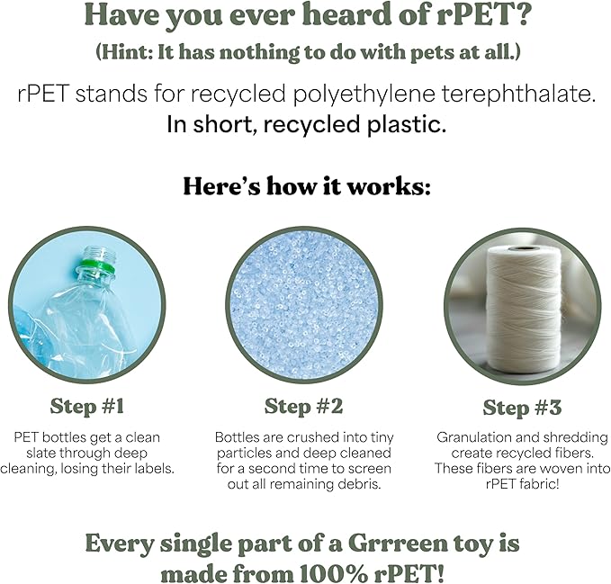 Dog Toys | Holiday Plush Toy Turtle Stuffed Animal for Dogs | Medium Eco Friendly Toy - Easy to Clean and Made from Non Toxic Materials