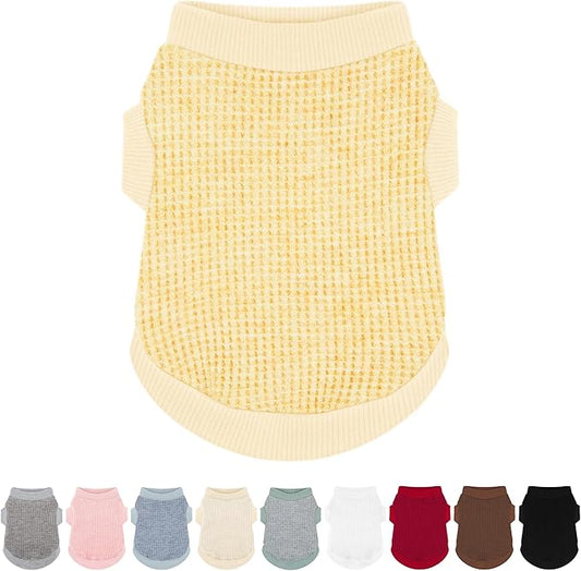Cozy and Functional Dog Shirts for Small Puppies: Stretchable Ginger Attire with Easy-On Design, Ideal for Chihuahuas and Yorkies - Enhance Comfort and Playfulness on Chill Days X-Small