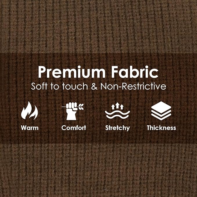 XXL Dog Sweater, Warm Winter Sweaters with Leash Hole for Big Dogs Girl Boy, Pet Halloween Christmas Sweater, Fleece Doggy Holiday Costumes for Pitbulls, Boxer, Labrador, Brown 2XL