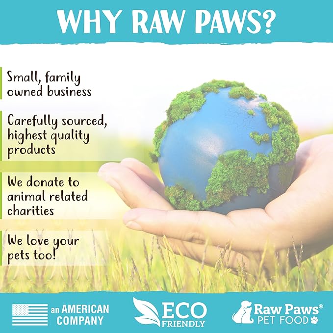 Raw Paws Signature Pet Food for Dogs & Cats - Green Goat Tripe, 1-lb Rolls (20 Pack) - Fresh Pet Food Made in USA - Natural Dog Food Rolls - Raw Frozen Dog Food – Green Goat Tripe for Dogs & Cats