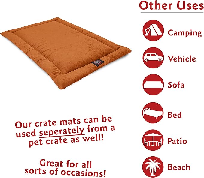 48" Villa Orange Crate Dog Bed Mat By Majestic Pet Products