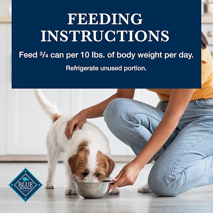 Blue Buffalo Homestyle Recipe Adult Wet Dog Food, Made with Natural Ingredients, Chicken Dinner With Garden Vegetables, 12.5-oz Can (Pack of 12)