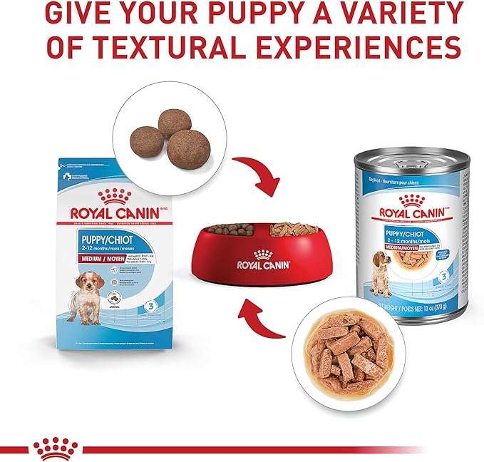 Royal Canin Size Health Nutrition Medium Puppy Dry Dog Food, 17 lb Bag