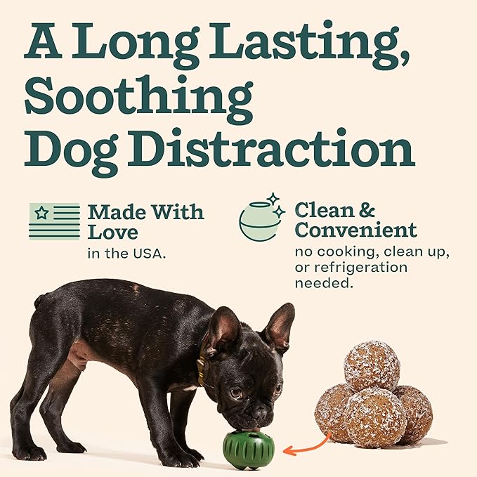 WOOF Pupsicle Calming Starter Kit - Pupsicle and Calming Pops Bundle - Long-Lasting Interactive Dog Toy - 10 Refills with Thiamine, Tryptophan, Passion Flower for Medium and Large Dogs 25-75 lbs