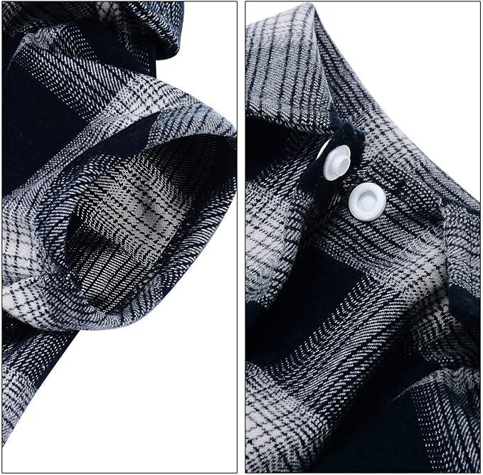 Koneseve Dog Shirt, Pet Plaid Clothes Shirt T-Shirt, Sweater Bottoming Shirt for Small Dog Cat Puppy Grid Adorable Wearing Stylish Cozy Halloween,Christmas Costumes (Blue;XS/Extra Small)