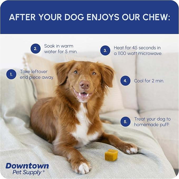 Downtown Pet Supply Regular Yak Chew 2 lbs. (1 lb 15.5 OZ 2 lb 1 OZ) - NEPAL