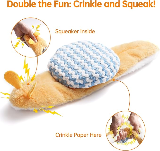 Nocciola Squeaky Dog Toys